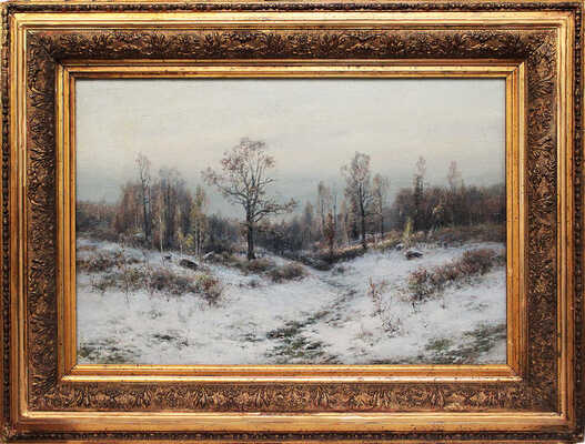 Бурхардт Фёдор Карлович. Зимний пейзаж 